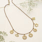 trueBrowns Brass Dangle Necklace | Swadesiicart