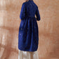 InWeave Women's Blue Mirror Work Flared Kurta - Swadesiicart