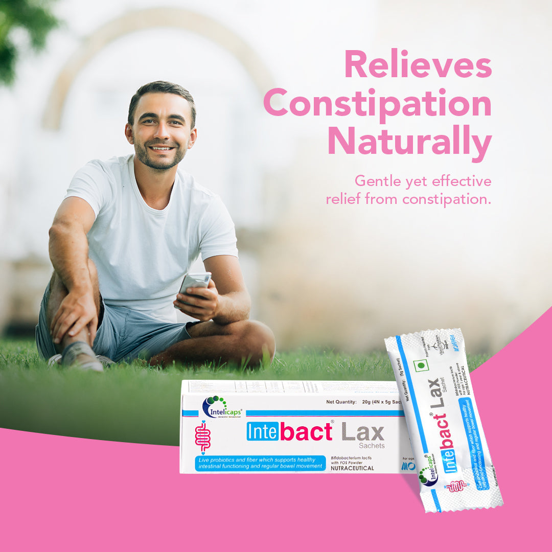 Dr Morpen Intebact Probiotic Laxative – Best Solution For Constipation Relief | Swadesiicart