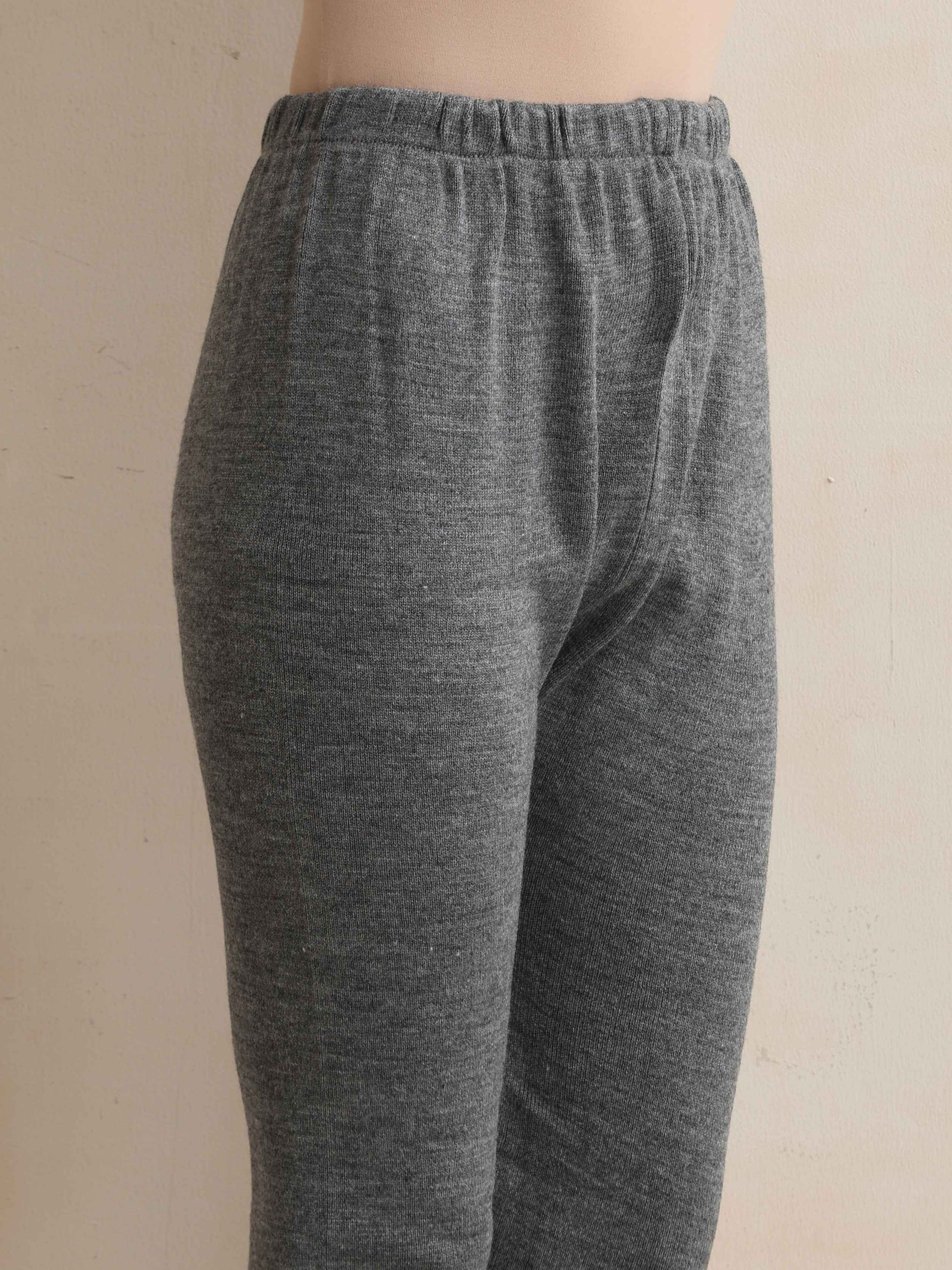 trueBrowns Grey Woollen Leggings | Swadesiicart