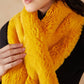 InWeave Women's Yellow Faux Fur Neck Warmer - Swadesiicart