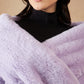 InWeave Women's Mauve Fur Cape - Swadesiicart
