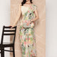 Ahalyaa Floral Printed Poly Chiffon Saree | Swadesiicart