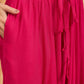 InWeave Fuchsia Solid Harem Pant - Swadesiicart