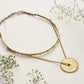 trueBrowns Brass Circular Layererd Necklace | Swadesiicart