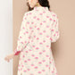 Ahalyaa Shirt Collar Printed Tunic | Swadesiicart