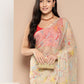 Ahalyaa Floral Printed Poly Chiffon Saree | Swadesiicart