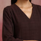 trueBrowns Cola Cotton Dobby Kurta Set | Swadesiicart