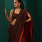 trueBrowns Cola Muslin Silk Ready to Wear Saree | Swadesiicart