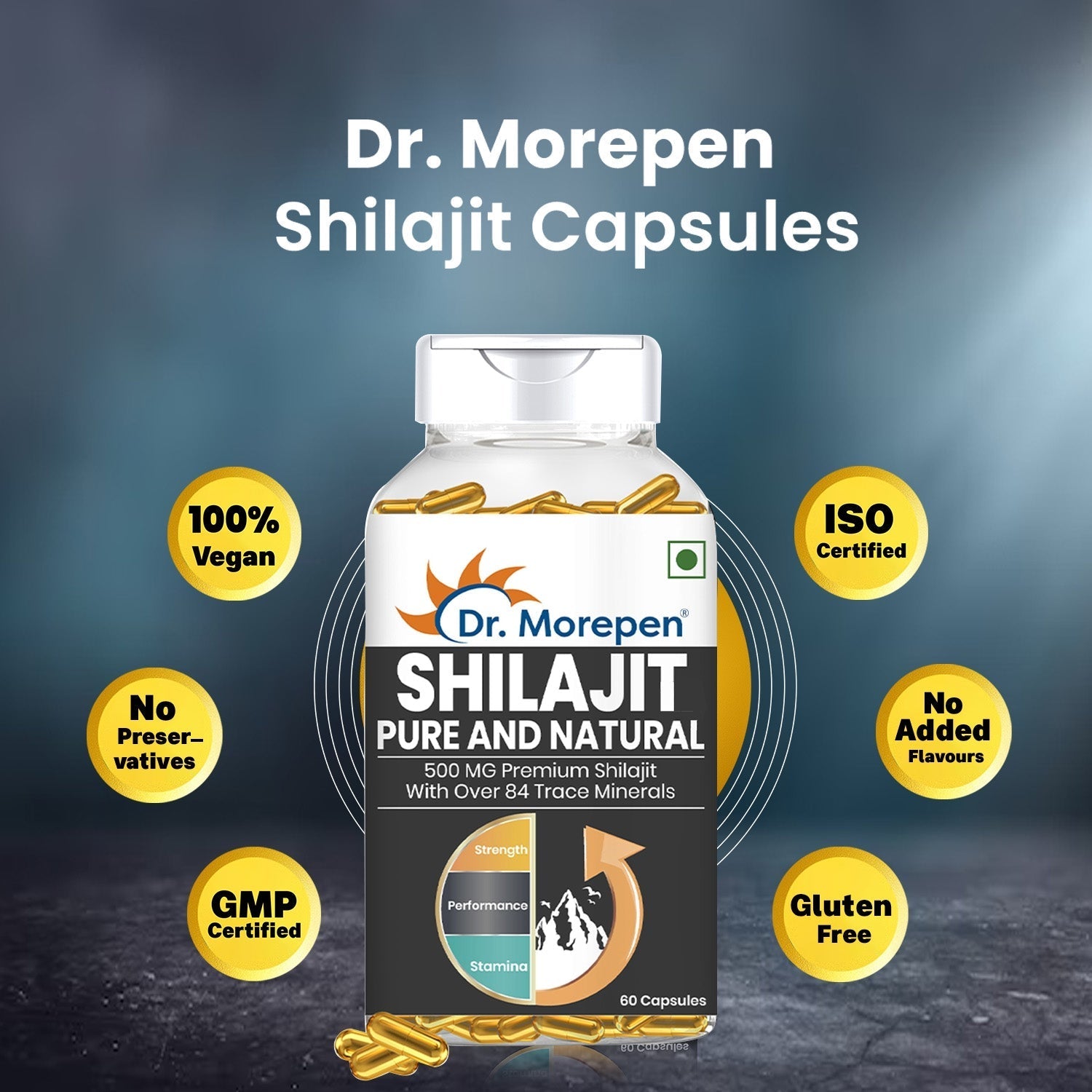 Dr Morpen Sj Resin & Sj Capsules-Stamina & Strength Booster/Mineral Rich Endurance Enhancer | Swadesiicart