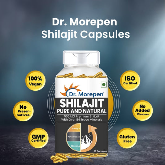 Dr Morpen Sj Resin & Sj Capsules-Stamina & Strength Booster/Mineral Rich Endurance Enhancer | Swadesiicart