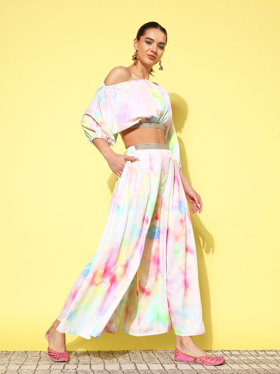Ahalyaa Women Dyed Co-Ords - Swadesiicart