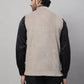 Even Apparels Men's Beige Nehru Jacket With Welt Pockets | Swadesiicart