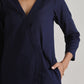 trueBrowns Blue Angrakha Kurta Set | Swadesiicart