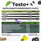 Health Veda Organics Plant Based Testo+ Veg Tablets - Swadesiicart