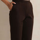 trueBrowns Brown Woollen Pants | Swadesiicart