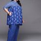 Ahalyaa Women Plus Size Cotton Tunic with Palazzos | Swadesiicart