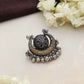 trueBrowns Silver Gold Tone Stone Ring | Swadesiicart