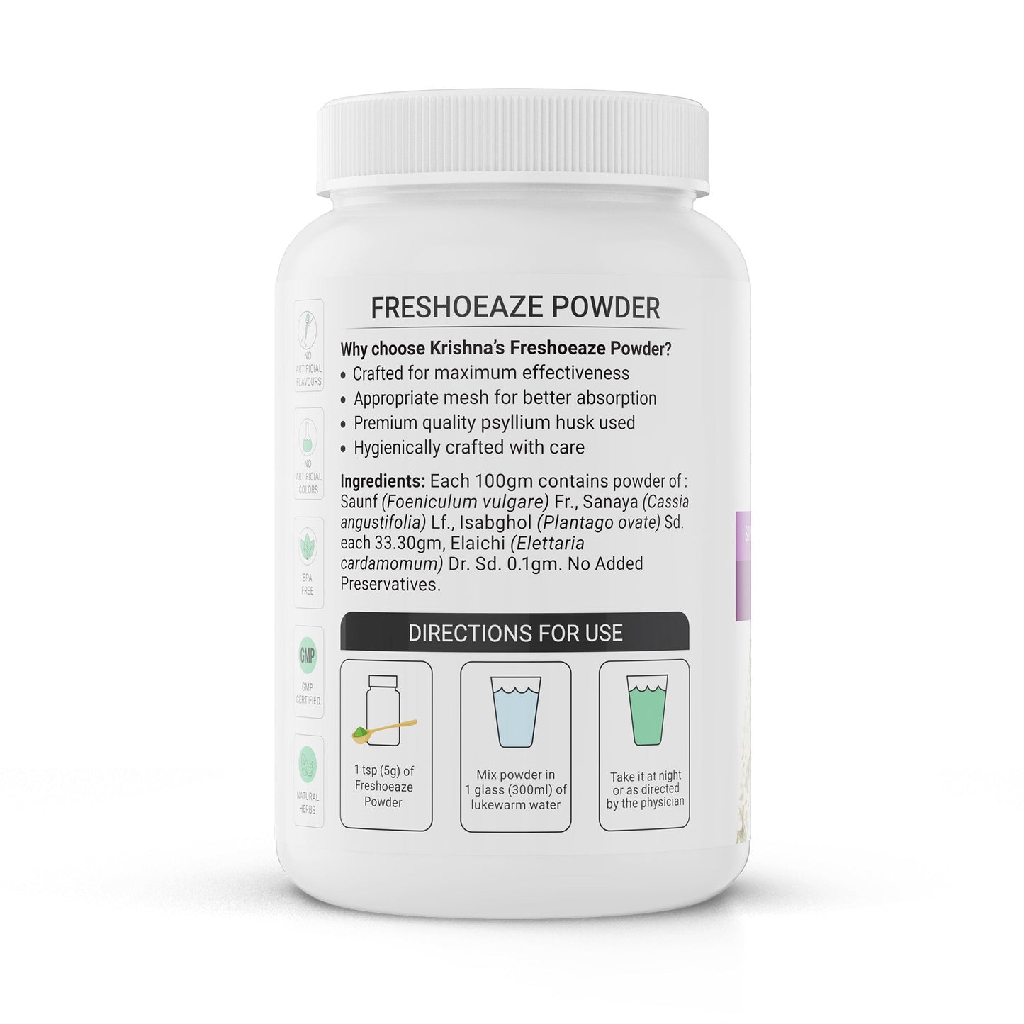 Krishna'S Herbal & Ayurveda Freshoeaze Powder | Swadesiicart