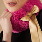 InWeave Women's Light Pink Fur Neckpiece - Swadesiicart