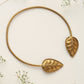 trueBrowns Brass Leaf Contemporary choker | Swadesiicart