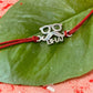 trueBrowns Sterling Silver Chashmish Bhai Thread Rakhi | Swadesiicart
