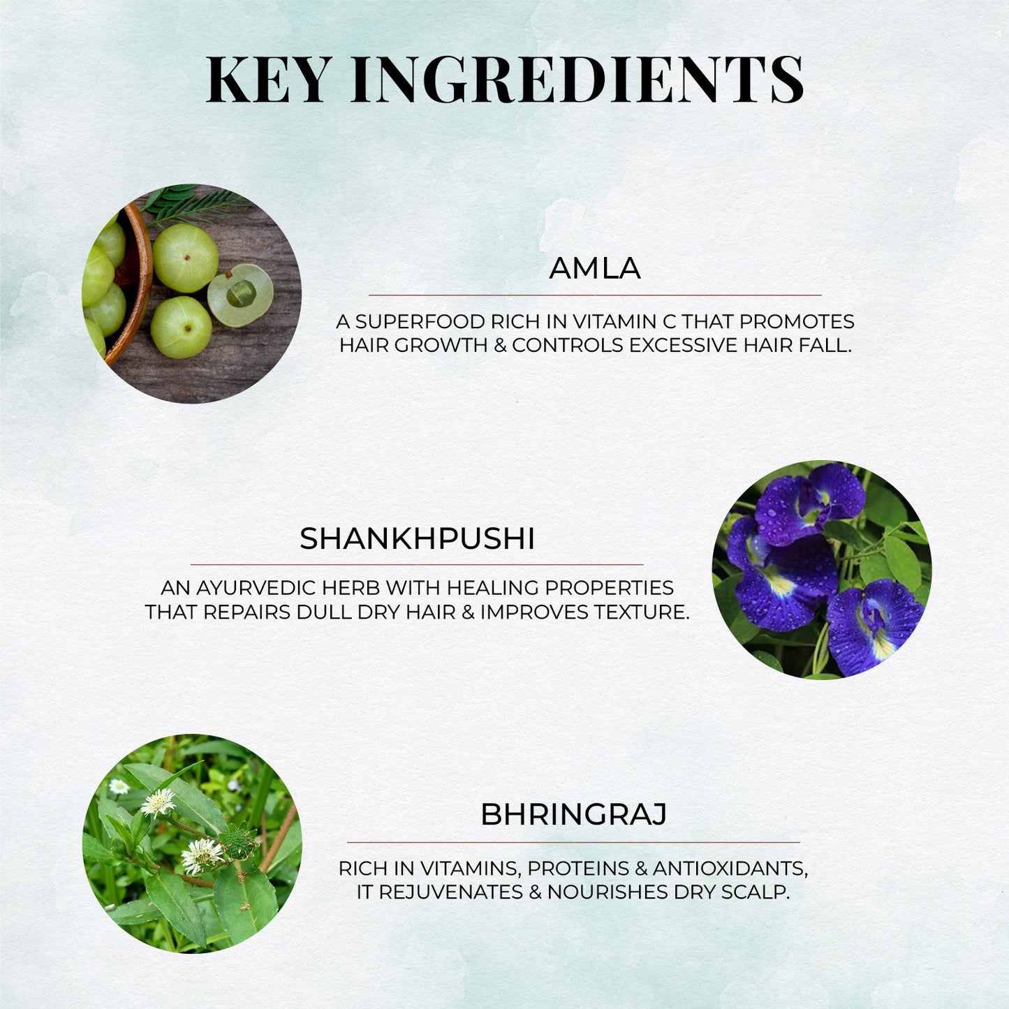 Moisturising Hair Mask with Amla & Shankhpushpi: 200 gm