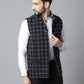 Even Apparels Men's Black Nehru Jacket With Welt Pockets | Swadesiicart