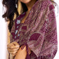 BulBul Hetal Wine Co-Ord Set - Swadesiicart