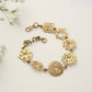 trueBrowns Brass Mandala Braclette - Swadesiicart