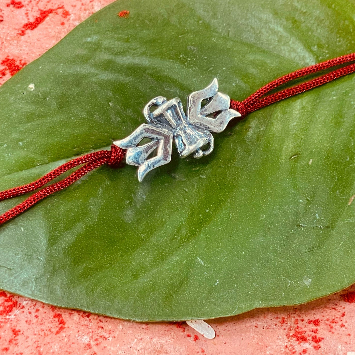 trueBrowns 925 Sterling Silver Lord Shiva Trishul Thread Rakhi | Swadesiicart