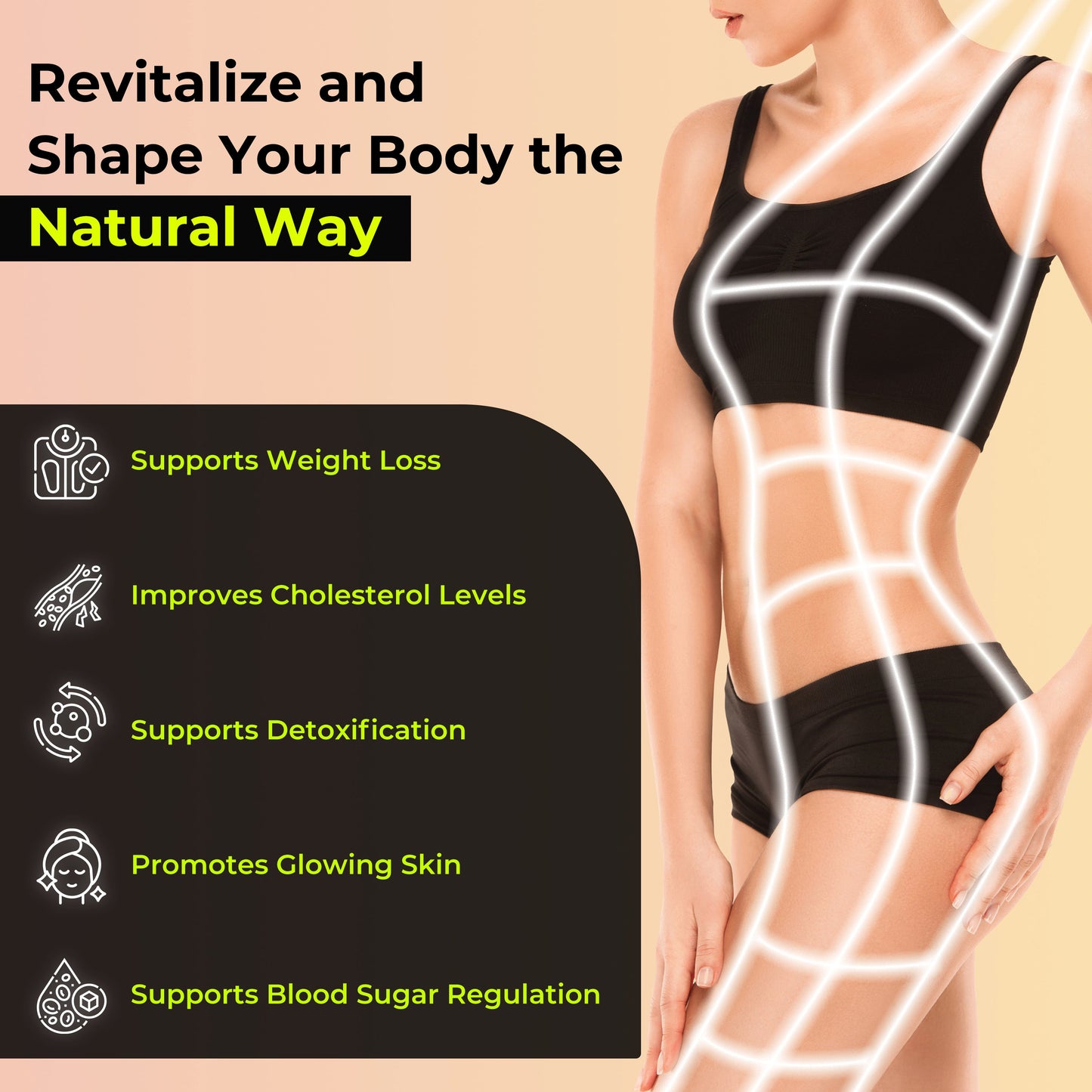Health Veda Organics Apple Cider Vinegar Supplements Capsules - Swadesiicart