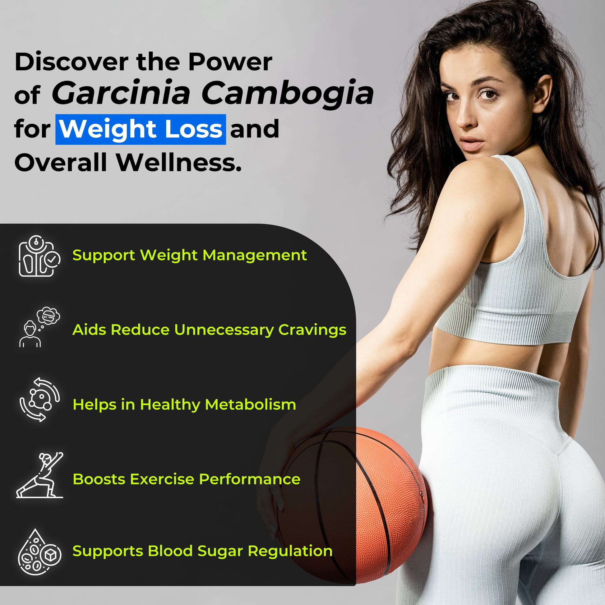 Health Veda Organics Plant Based Garcinia Capsules | Swadesiicart