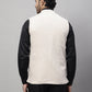 Even Apparels Men's Cream Pure Wool Nehru Jacket | Swadesiicart