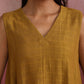 trueBrowns Mustard Cotton Dobby Co-ord set - Swadesiicart