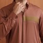trueBrowns Men's Brown Cotton Front Open Kurta | Swadesiicart