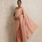 trueBrowns Pink Gold Lurex Ready To Wear Saree | Swadesiicart