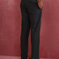 trueBrowns Men's Charcoal grey Cotton Twill Pants | Swadesiicart