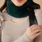 InWeave Women's Dark Teal Fur Neckpiece - Swadesiicart