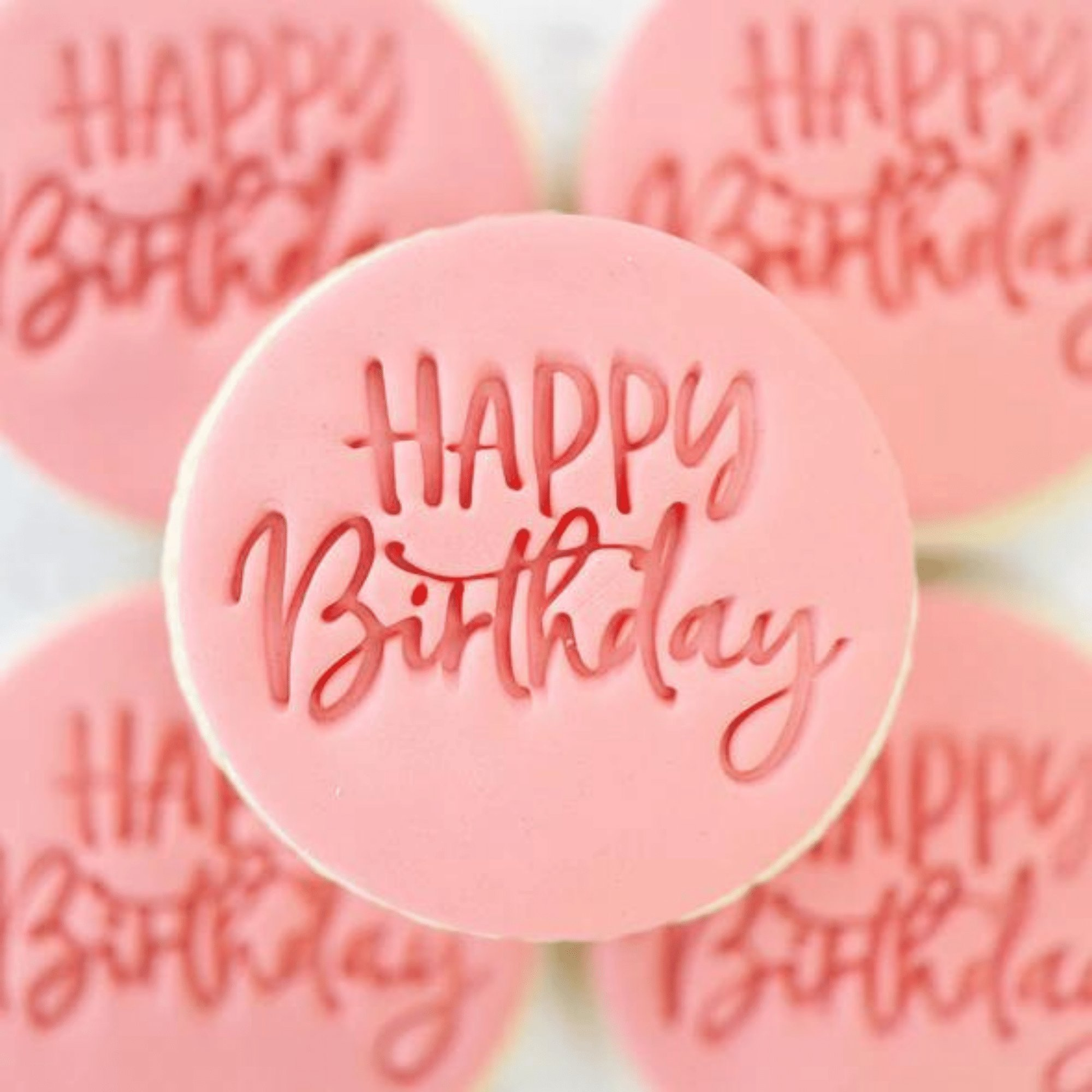 Confect Celebration Stencils Toppers Cutters | Celebration Topper Cutter (Happy Birthday 01)