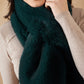 InWeave Women's Dark Teal Faux Fur Neck Warmer - Swadesiicart