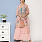 Ahalyaa Women Green Floral Printed Gotta Patti Kurta with Sharara & With Dupatta | Swadesiicart