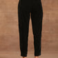 trueBrowns Black Velvet Pant | Swadesiicart