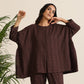 trueBrowns Cola Cotton Dobby Relaxed Co-ord Set - Swadesiicart