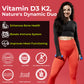 Health Veda Organics Vitamin D3 + K2 Healthy Bones Tablets - Swadesiicart