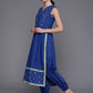 Ahalyaa Floral Printed High Slit Gotta Patti Pure Cotton Kurta with Harem Pants | Swadesiicart