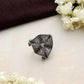 trueBrowns Silver Tone Floral Petal Ring | Swadesiicart