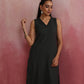 trueBrowns Dark Olive Green Cotton Dobby Kurta Set | Swadesiicart