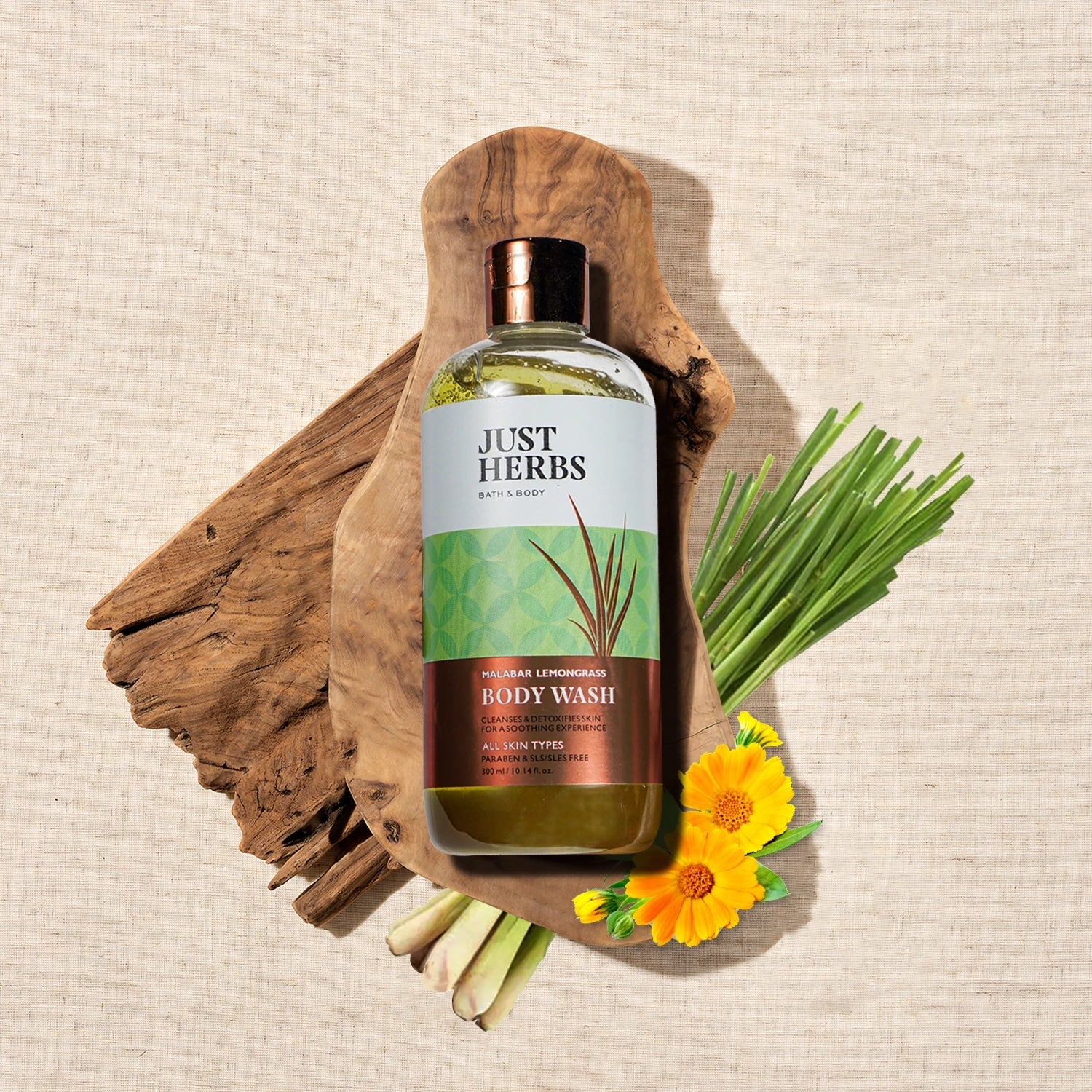 Malabar Lemongrass - Invigorating Body Wash 300ml