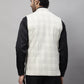 Even Apparels Men's Cream Pure Wool Nehru Jacket | Swadesiicart